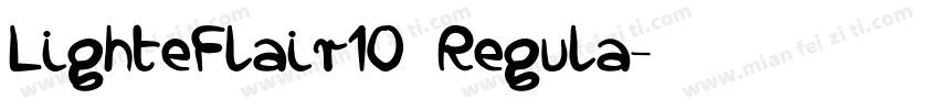 LighteFlair10 Regula字体转换